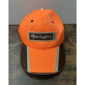 Remington Bright Orange Hunting Hat Cap Adjustable Strapback
